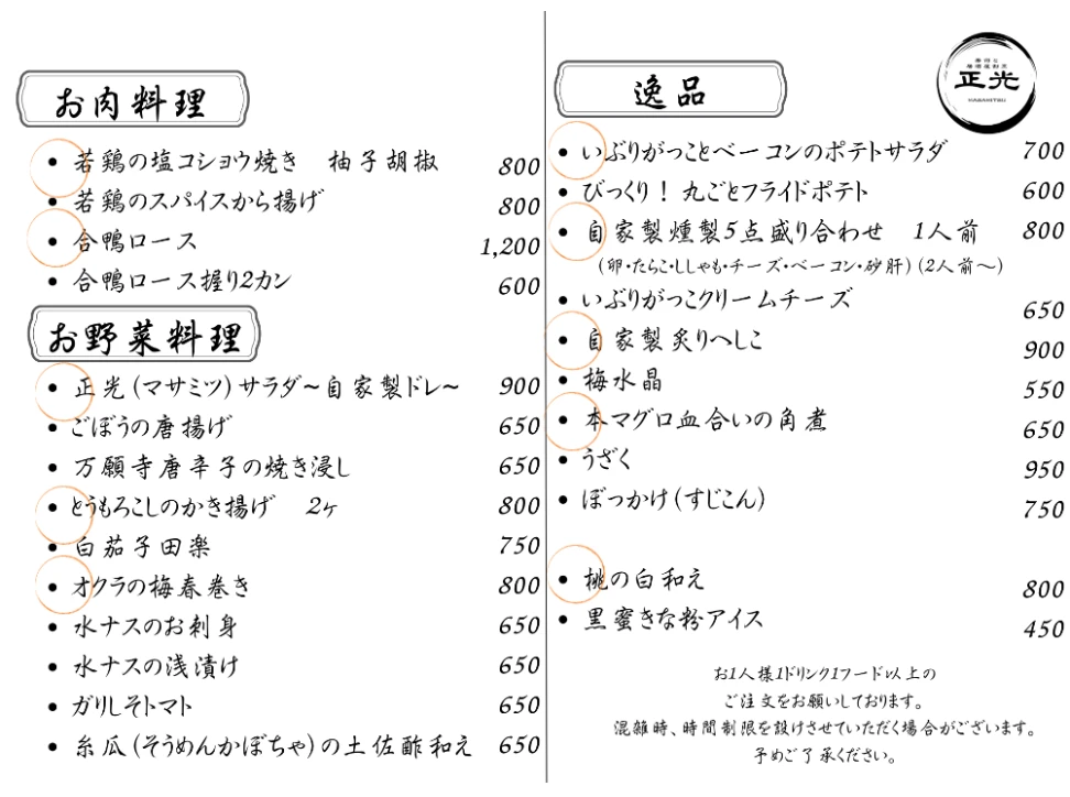 お食事