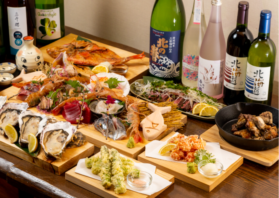地酒と道産食材一笑