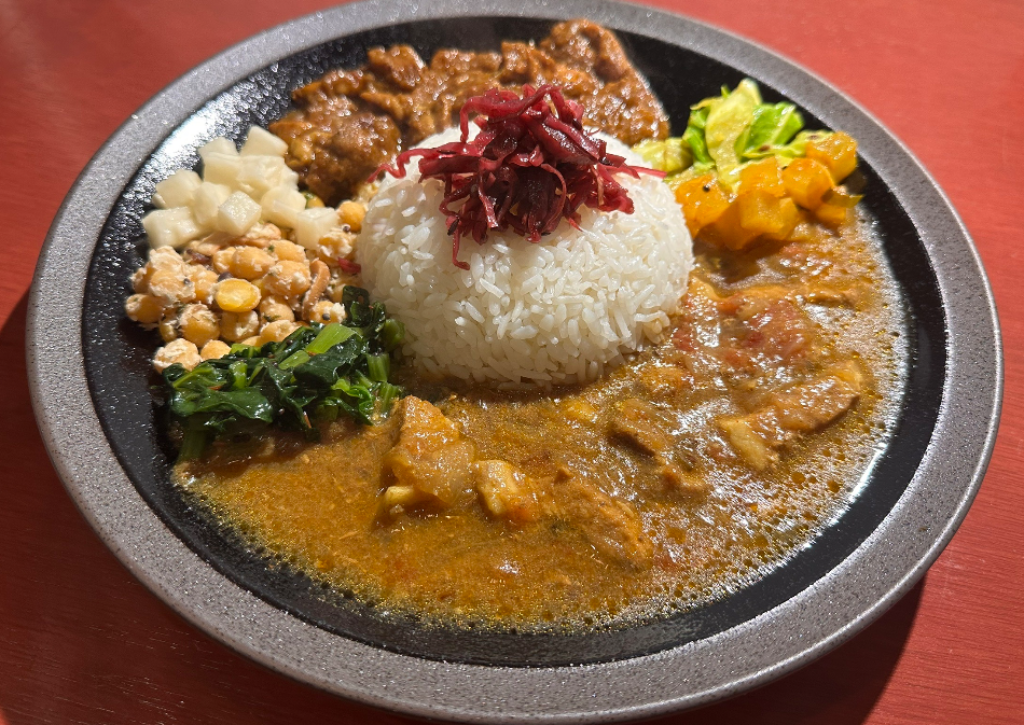 カレーとビール 黄昏リリー